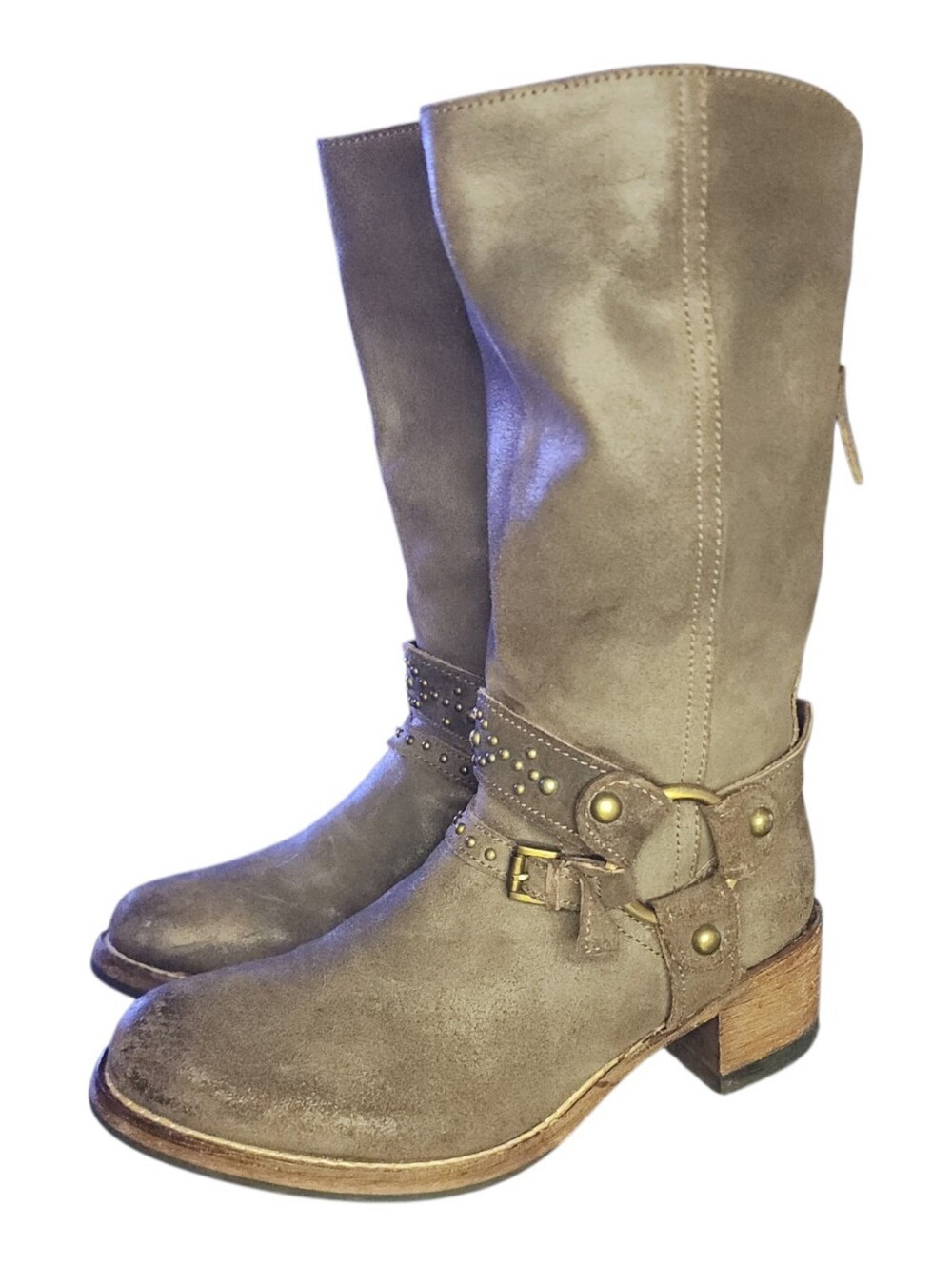 Johnston & Murphy Harness Tall Boots, Womens 6.5